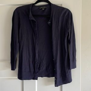 Ann Taylor medium navy cardigan